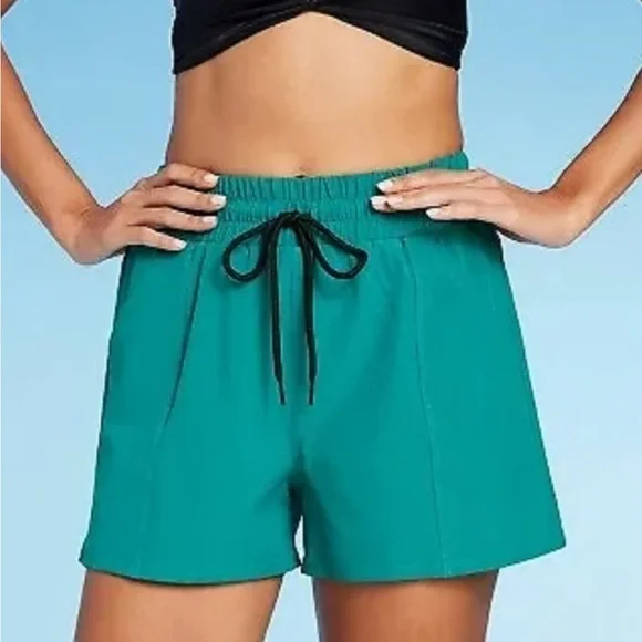 Kona Sol Green Swim Shorts L - Picture 3 of 8